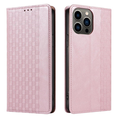Magnet Strap Case for Samsung Galaxy S23+ Flip Wallet Mini Lanyard Stand Pink — Hurtel