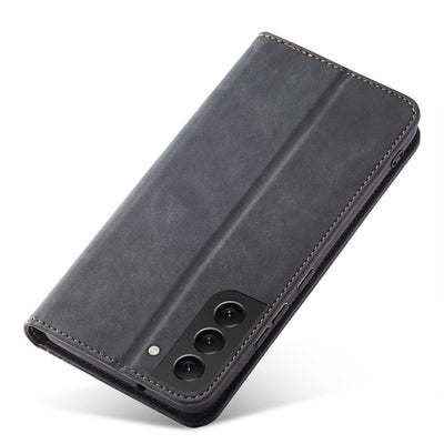 Magnet Fancy Case for Samsung Galaxy S23+ flip cover wallet stand black — Hurtel