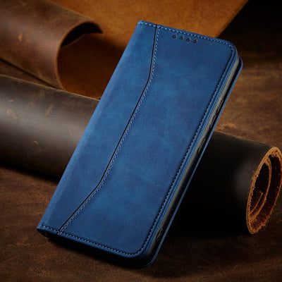 Magnet Fancy Case for Samsung Galaxy S23+ flip cover wallet stand blue — Hurtel