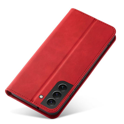 Magnet Fancy Case for Samsung Galaxy S23+ flip cover wallet stand red — Hurtel