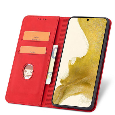 Magnet Fancy Case for Samsung Galaxy S23+ flip cover wallet stand red — Hurtel