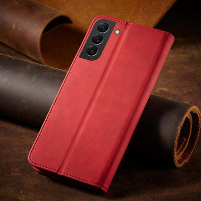 Magnet Fancy Case for Samsung Galaxy S23+ flip cover wallet stand red — Hurtel
