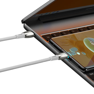 Baseus CADH000802 USB-C - USB-C PD cable 100W 5A 480Mb/s 2m - white