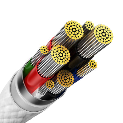 Baseus CADH000802 USB-C - USB-C PD cable 100W 5A 480Mb/s 2m - white