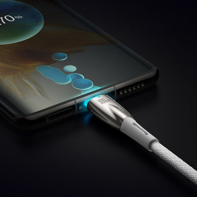 Baseus CADH000802 USB-C - USB-C PD cable 100W 5A 480Mb/s 2m - white