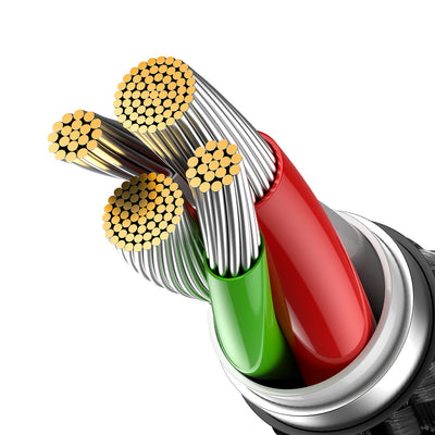 Baseus Glimmer Series cable USB-A - Lightning 480Mb/s 2.4A 2m black