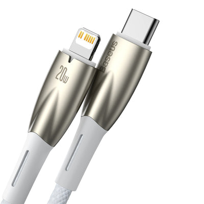 Baseus CADH000002 Lightning - USB-C PD cable 20W 480Mb/s 1m - white