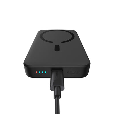 Baseus Magnetic Mini Power Bank with MagSafe 15W / PD QC 20W 10000mAh Black (Overseas Edition) + Xiaobai Series Cable USB-C -