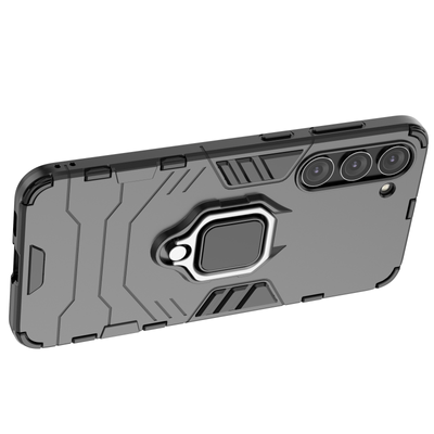 Ring Armor case for Samsung Galaxy S23+ armored cover magnetic holder ring black — Hurtel