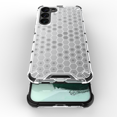 Honeycomb case for Samsung Galaxy S23+ armored hybrid cover transparent — Hurtel