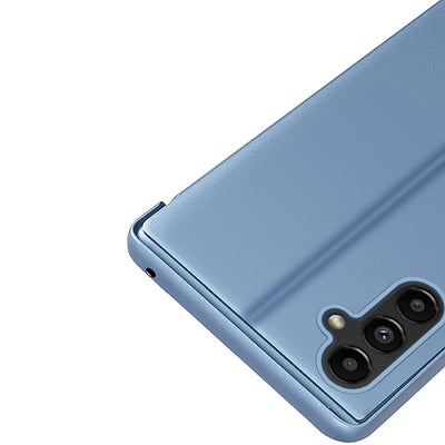 Clear View Case cover for Samsung Galaxy A14 flip cover blue — Hurtel