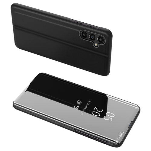 Clear View Case cover for Samsung Galaxy A14 flip cover black — Hurtel