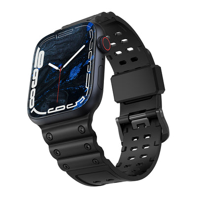Strap Triple Protection for Apple Watch 38 / 40 / 41 mm bracelet strap - black — Hurtel