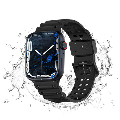 Strap Triple Protection for Apple Watch 38 / 40 / 41 mm bracelet strap - black — Hurtel