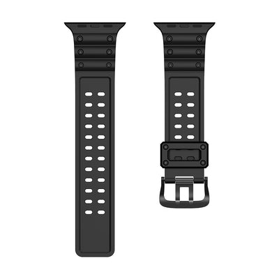 Strap Triple Protection for Apple Watch 38 / 40 / 41 mm bracelet strap - black — Hurtel