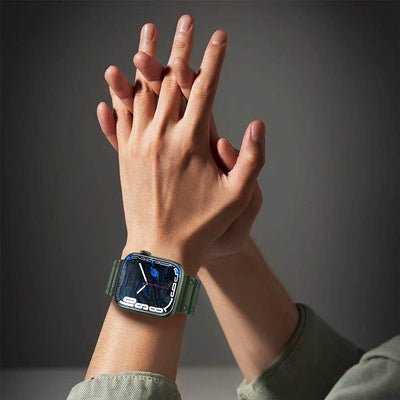 Strap Triple Protection for Apple Watch 38 / 40 / 41 mm band bracelet - navy blue — Hurtel