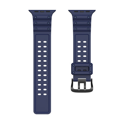Strap Triple Protection for Apple Watch 38 / 40 / 41 mm band bracelet - navy blue — Hurtel