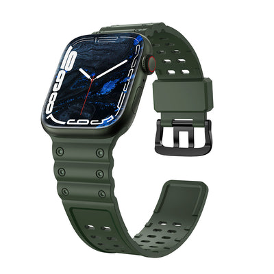 Strap Triple Protection for Apple Watch 38 / 40 / 41 mm band bracelet - green — Hurtel
