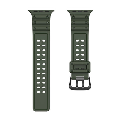 Strap Triple Protection for Apple Watch 38 / 40 / 41 mm band bracelet - green — Hurtel