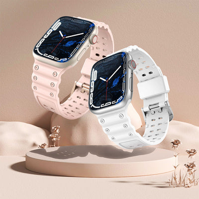 Strap Triple Protection for Apple Watch 38 / 40 / 41 mm band bracelet - beige — Hurtel