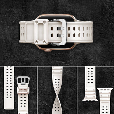 Strap Triple Protection for Apple Watch 38 / 40 / 41 mm band bracelet - beige — Hurtel