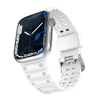 Strap Triple Protection for Apple Watch 38 / 40 / 41 mm band bracelet - white — Hurtel