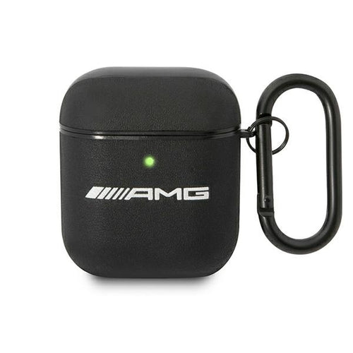 AMG AMA2SLWK AirPods cover black/black Leather — Mercedes