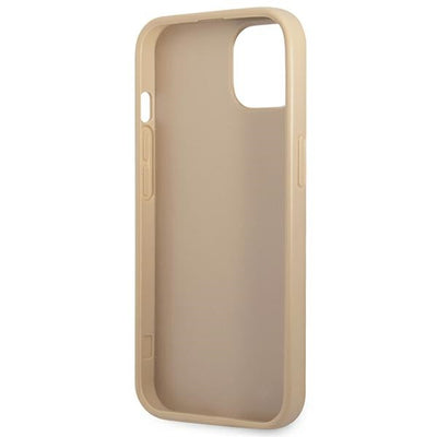 Guess GUHCP14MPSATLE iPhone 14 Plus 6.7" beige/beige hardcase SaffianoTriangle Logo