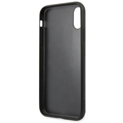 Karl Lagerfeld Saffiano Karl&amp;Choupette Head case for iPhone XS Max - black