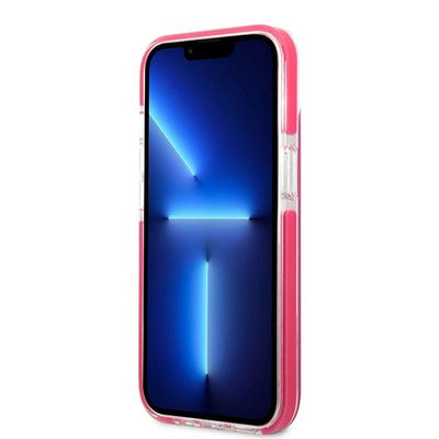 Karl Lagerfeld Choupette Head case for iPhone 13 - fuchsia