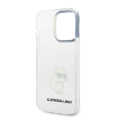 Karl Lagerfeld Ikonik Choupette case for iPhone 14 Pro - transparent