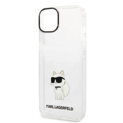 Karl Lagerfeld Ikonik Choupette case for iPhone 14 Plus - transparent