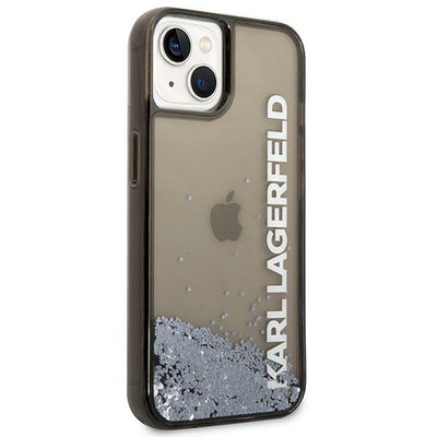Karl Lagerfeld Liquid Glitter Elong case for iPhone 14 Plus - black