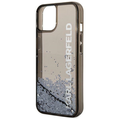 Karl Lagerfeld Liquid Glitter Elong case for iPhone 14 Plus - black
