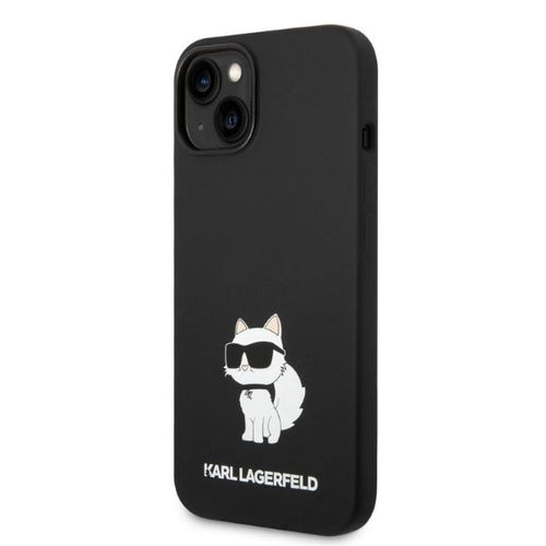 Karl Lagerfeld Silicone Choupette case for iPhone 14 Plus - black