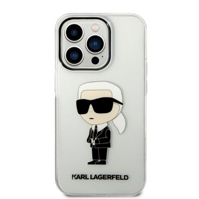 Karl Lagerfeld Ikonik Karl case for iPhone 14 Pro Max - transparent