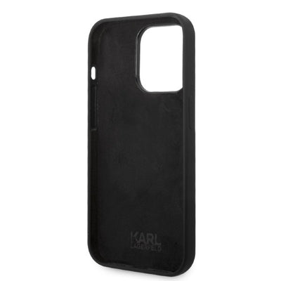 Karl Lagerfeld Silicone Choupette case for iPhone 14 Pro Max - black