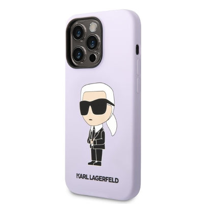 Karl Lagerfeld KLHCP14XSNIKBCU iPhone 14 Pro Max 6.7" hardcase purple/purple Silicone Ikonik