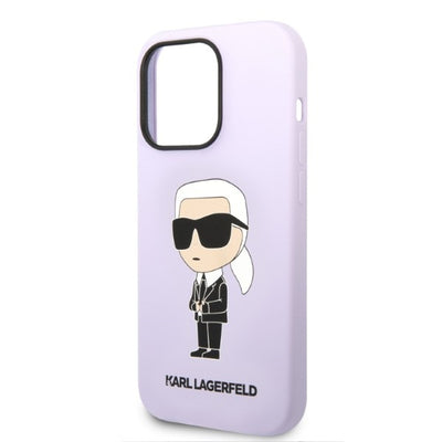 Karl Lagerfeld KLHCP14XSNIKBCU iPhone 14 Pro Max 6.7" hardcase purple/purple Silicone Ikonik