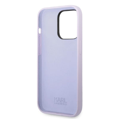 Karl Lagerfeld KLHCP14XSNIKBCU iPhone 14 Pro Max 6.7" hardcase purple/purple Silicone Ikonik