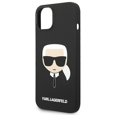 Karl Lagerfeld Silicone Karl's Head MagSafe case for iPhone 14 Plus - black