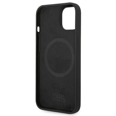 Karl Lagerfeld Silicone Karl's Head MagSafe case for iPhone 14 Plus - black