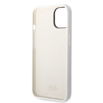 Karl Lagerfeld KLHCP14MSNIKBCH iPhone 14 Plus 6.7" hardcase white/white Silicone Ikonik