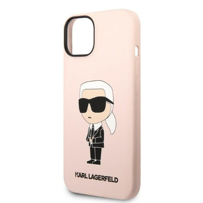 Karl Lagerfeld KLHCP14MSNIKBCP iPhone 14 Plus 6.7" hardcase pink/pink Silicone Ikonik