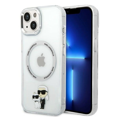 Karl Lagerfeld KLHMP14MHNKCIT iPhone 14 Plus 6.7" hardcase transparent Iconic Karl&amp;Choupette Magsafe
