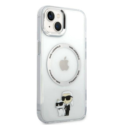 Karl Lagerfeld KLHMP14MHNKCIT iPhone 14 Plus 6.7" hardcase transparent Iconic Karl&amp;Choupette Magsafe