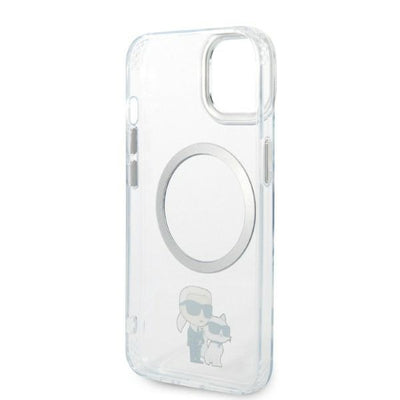 Karl Lagerfeld KLHMP14MHNKCIT iPhone 14 Plus 6.7" hardcase transparent Iconic Karl&amp;Choupette Magsafe