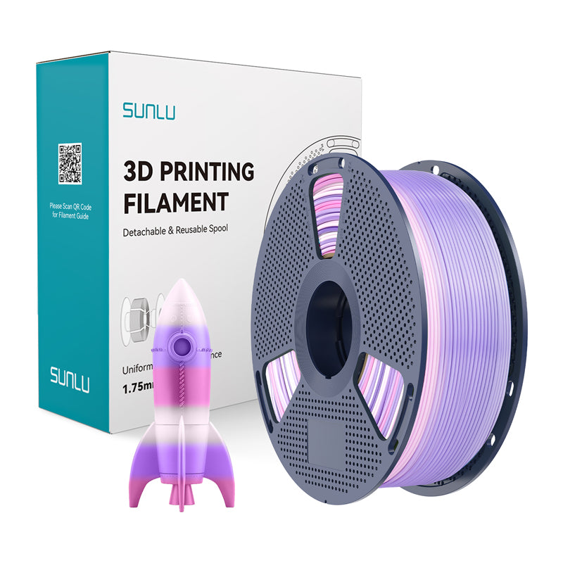Sunlu PLA Filament (Rainbow) 03 - Image 1