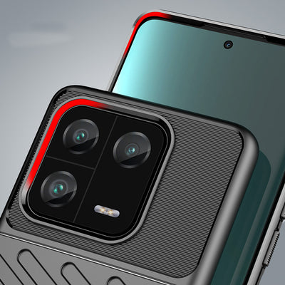 Thunder Case case for Xiaomi 13 Pro silicone armor case black — Hurtel