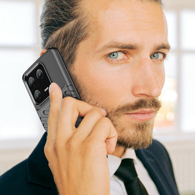 Thunder Case case for Xiaomi 13 Pro silicone armor case black — Hurtel